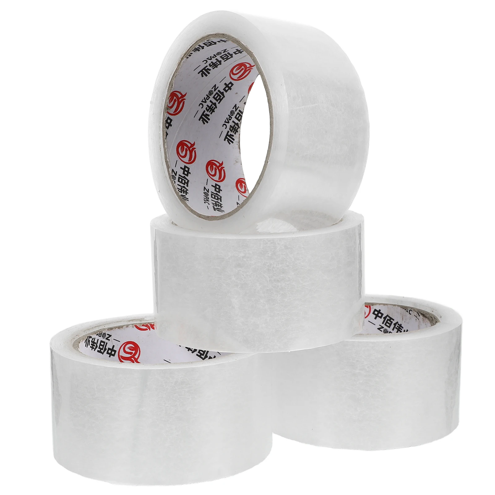 

4 Rolls Boxes Sealing Tape Clear Shipping Package Packing Label Moving for Transparent Household Carton