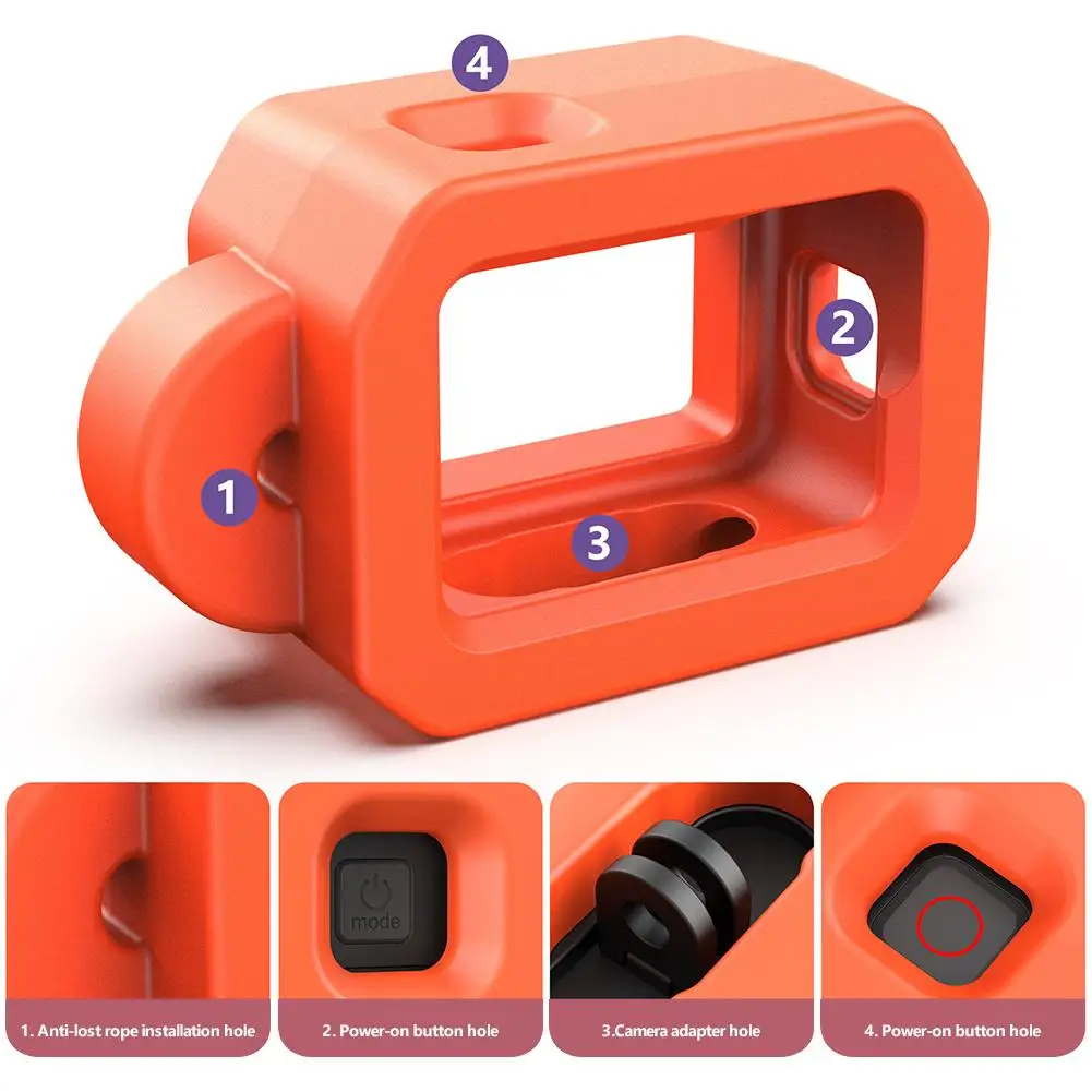 Floating Soft Foam Case para GoPro Hero, Professional Action Sports Camera Acessório, Snorkeling Surf Wakeboard, 9 10 11 12 Z1L6