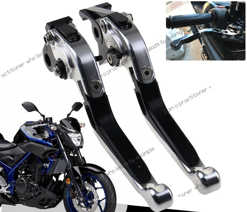 

For Yamaha MT03 MT 03 2015-2021 Brake Clutch Horn Folding Handlebar