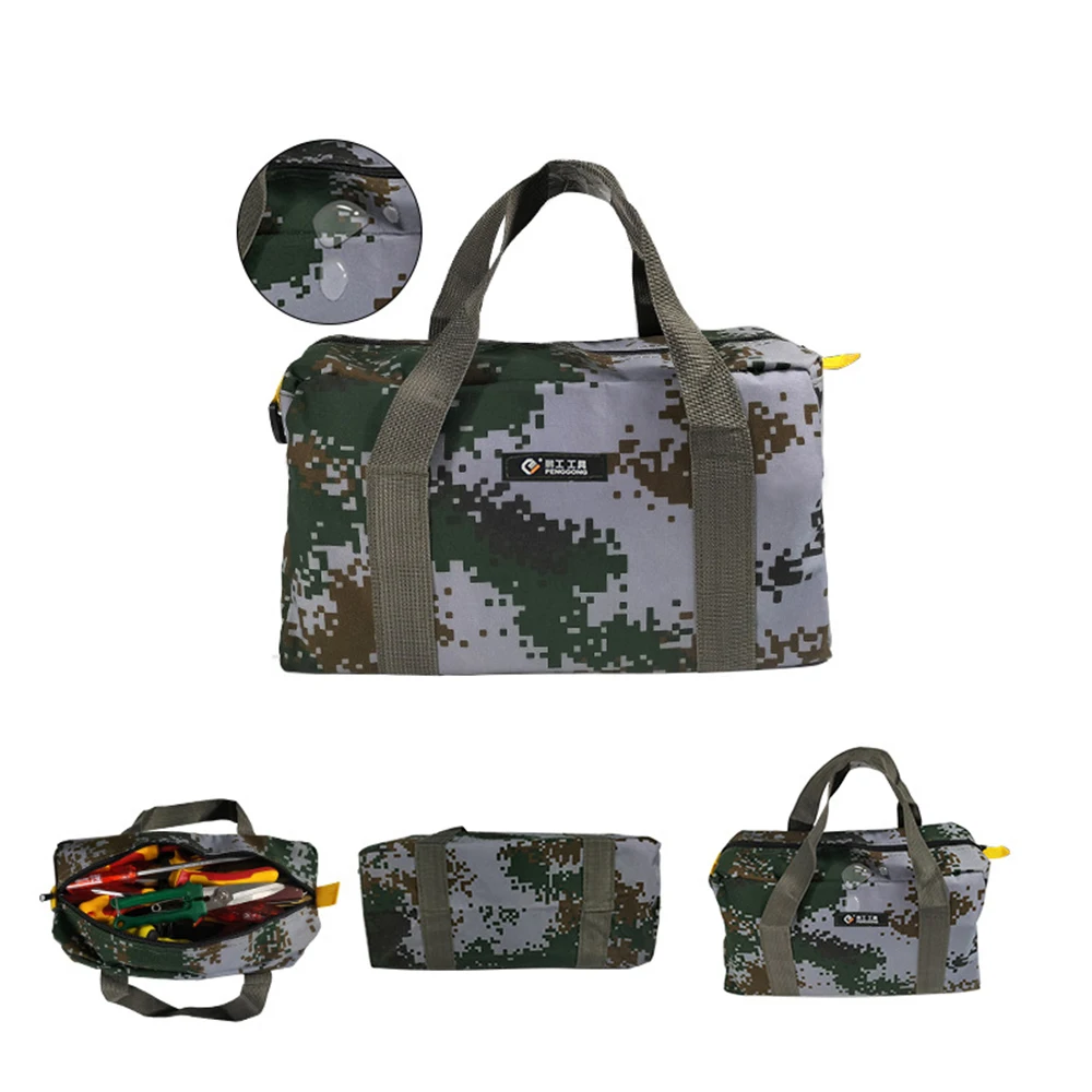 【New】16-Inch Tool Bag Wear-resistant Storage Bag for Maintenance Tool Large Capacity Camouflage  Bag PENGGONG Tool Bag