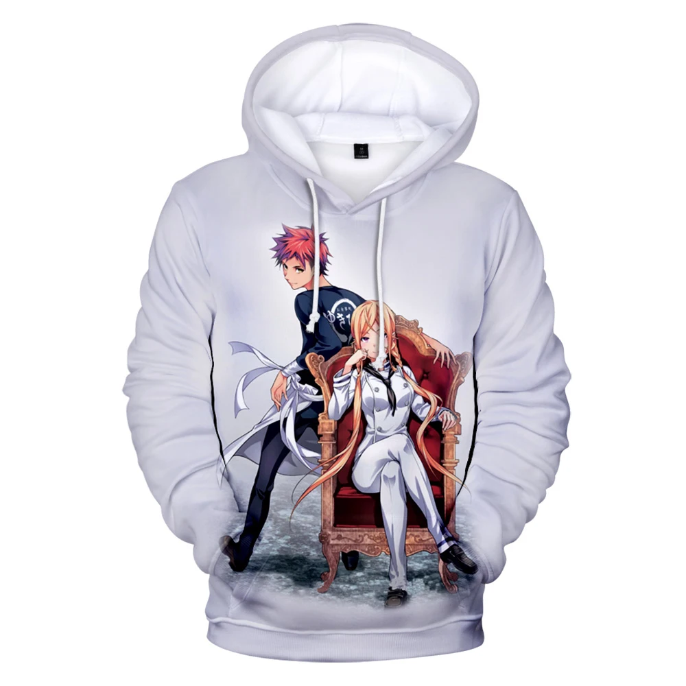 Spirit of Eat Halberd 3D Hoodies Sweatshirts Food Wars Shokugeki No Soma 3D Hoody Casual Tops Print New Fashion Men/women tops