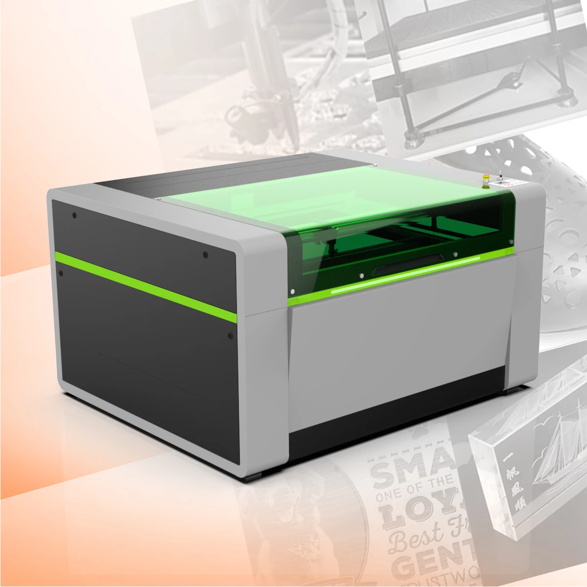 Cutting Engraving Machine 1390 Mechanical Parts Working Table Doble Engraver and Cutter