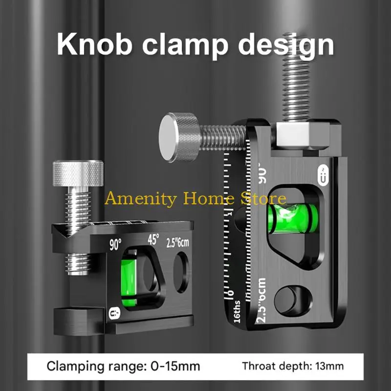 F26C High Accuracy Magnetic Spirit Level 2.5inch/6inch/9inch Aluminum Alloy Construction Tool 4 Vials Double Scale V Grooved