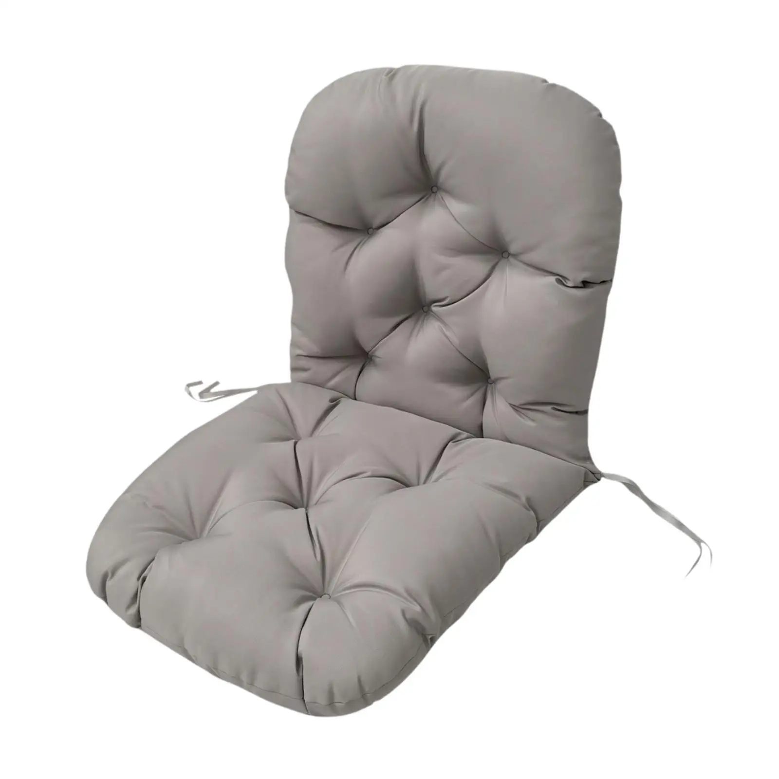Outdoor Seat Back Chair Cushion Spring Summer Seasonal Rocking Chair Cushion light grey