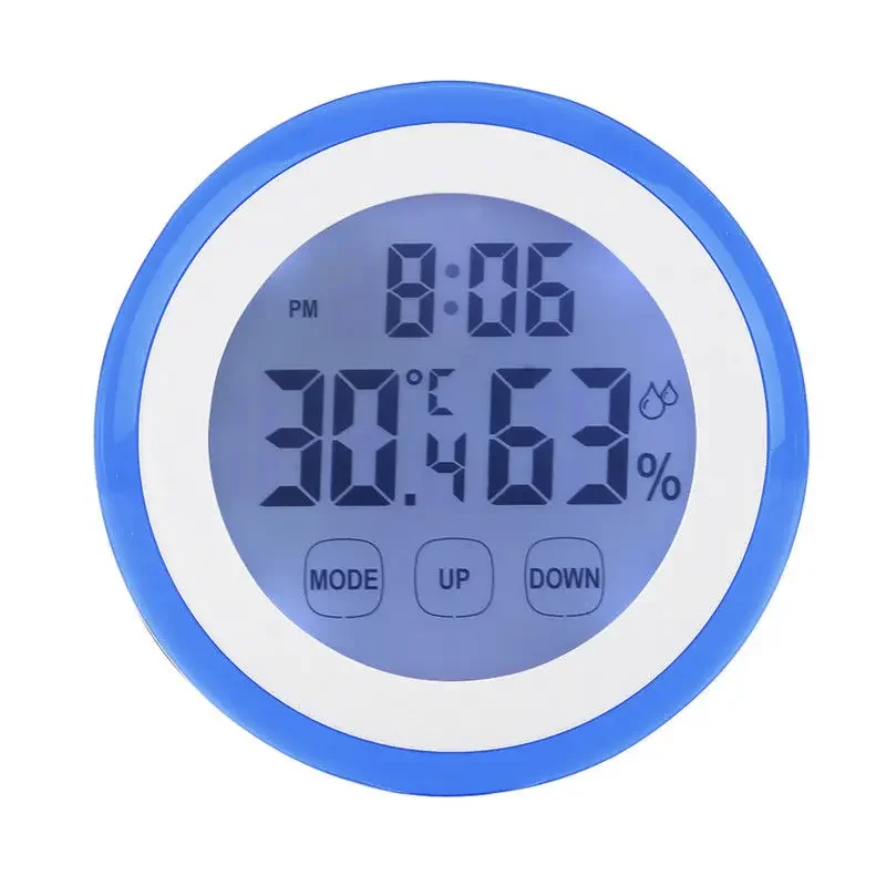 Time Wall For Bedroom High quality 90*90*26mm Function Digital Temperature Humidity Clocks +/-1C Accuracy Hot New