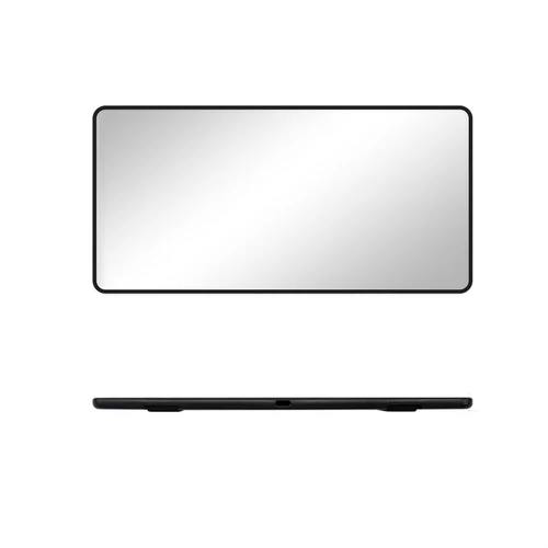 Imagen 2 del producto Espejo de coche para visera de sol, espejo de maquillaje portátil de pantalla grande, espejo de tocador HD para camión, SUV, espejo retrovisor Interior