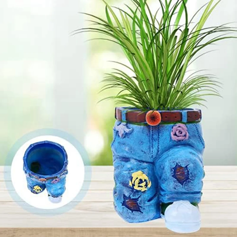 Jeans fiore decorativo vaso di piante vaso di fiori decorazione della tavola statua fioriera vaso di fiori piccolo vaso di piante