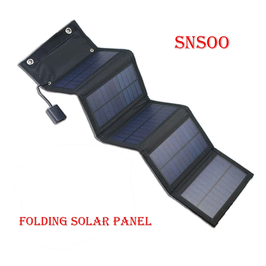 

Factory Direct Sale 30W 40W hand-held USB foldable solar panel portable mobile phone charger folding solar panel For Camping