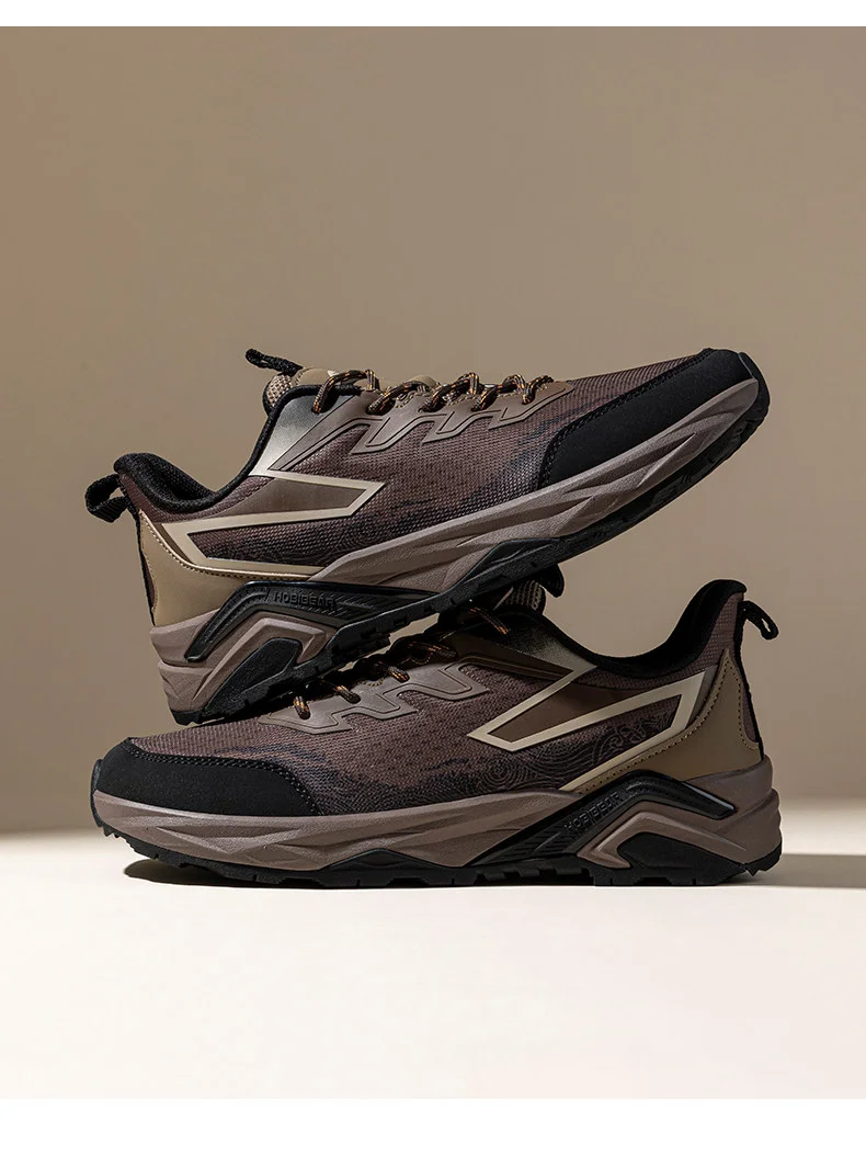 Outdoor Mens Running Trainers Thick Sole Bounce Cushioning Lightweight Casual Sneakers Women's Running Shoes