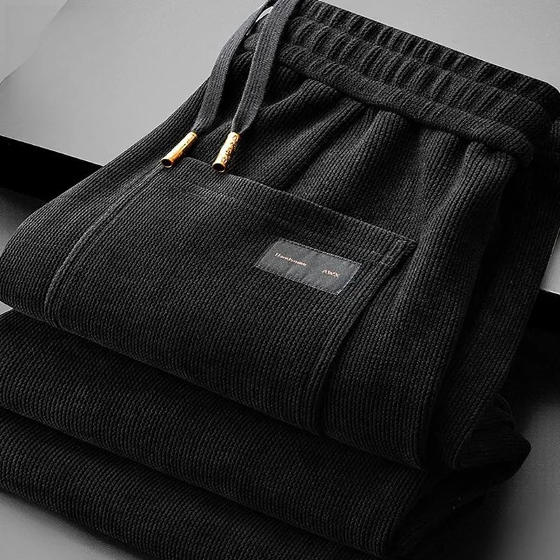 

Мужские вельветовые брюки для осени и зимы, теплая повседневная рабочая одежда, длинные брюки, модные городские, для молодежи