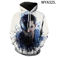 Miniso Autumn Venom Hoodies Men Women Children Casual Sweatshirts 3d Print Hoodie Funny Cool Boy Girl Kids Harajoku Coat
