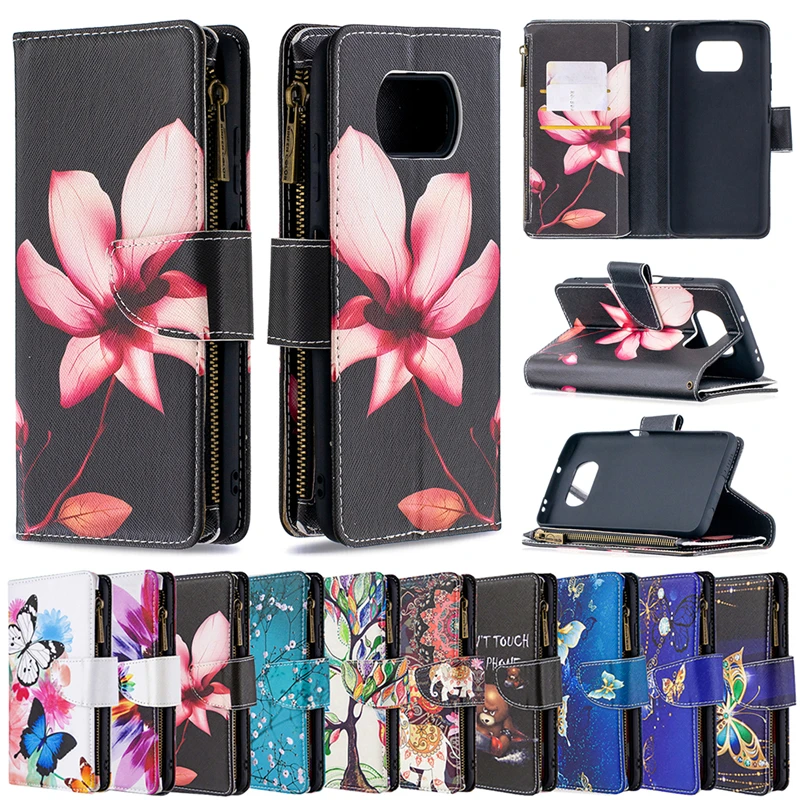 New Style Leather Wallet Case For Xiaomi Redmi Note 10 Pro Max 10S 9T 8 7 6 5 4 Pro Mi POCO X3 NFC 10T Lite/Pro Cover With Card