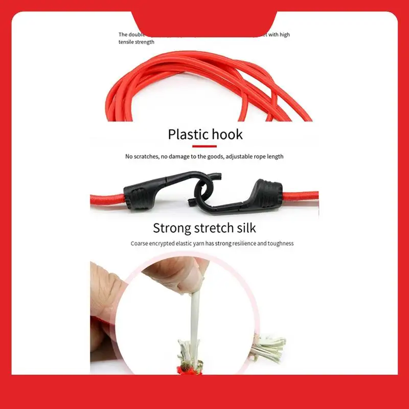 

28Pcs Heavy Duty Bungee Cords With Hooks Rope Luggage Packing Strap For Motorcycle Bike Camping Hiking