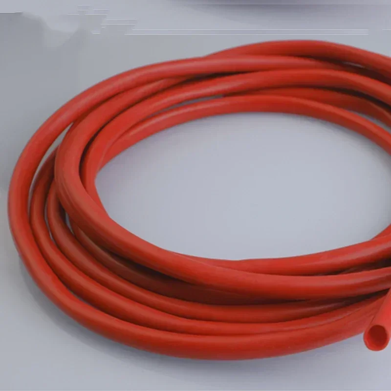 1M Red Silicone Tube 3~50mm Flexible Rubber Hose Thickened Heat Resistant Air Pump Line