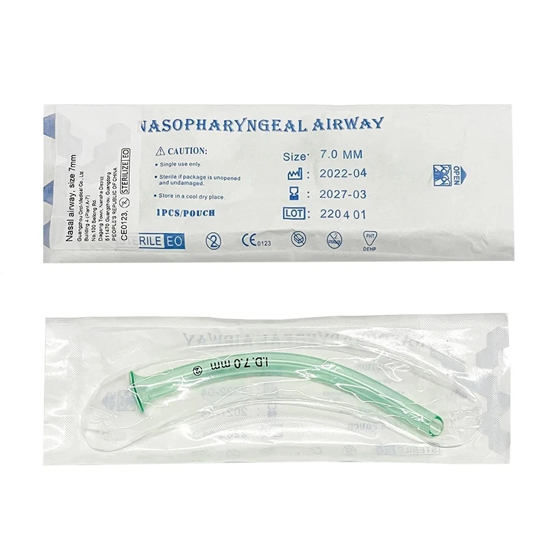 7mm Nasopharyngeal Airway Disposable NPA Catheter For Nasal Airway Management