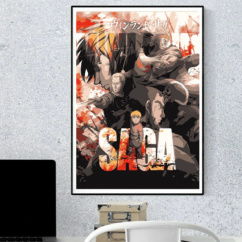 Classical Animation Vinland Saga Posters and Prints Modern Cartoon Canvas Painting Wall Art Picture for Living Room Home Decor