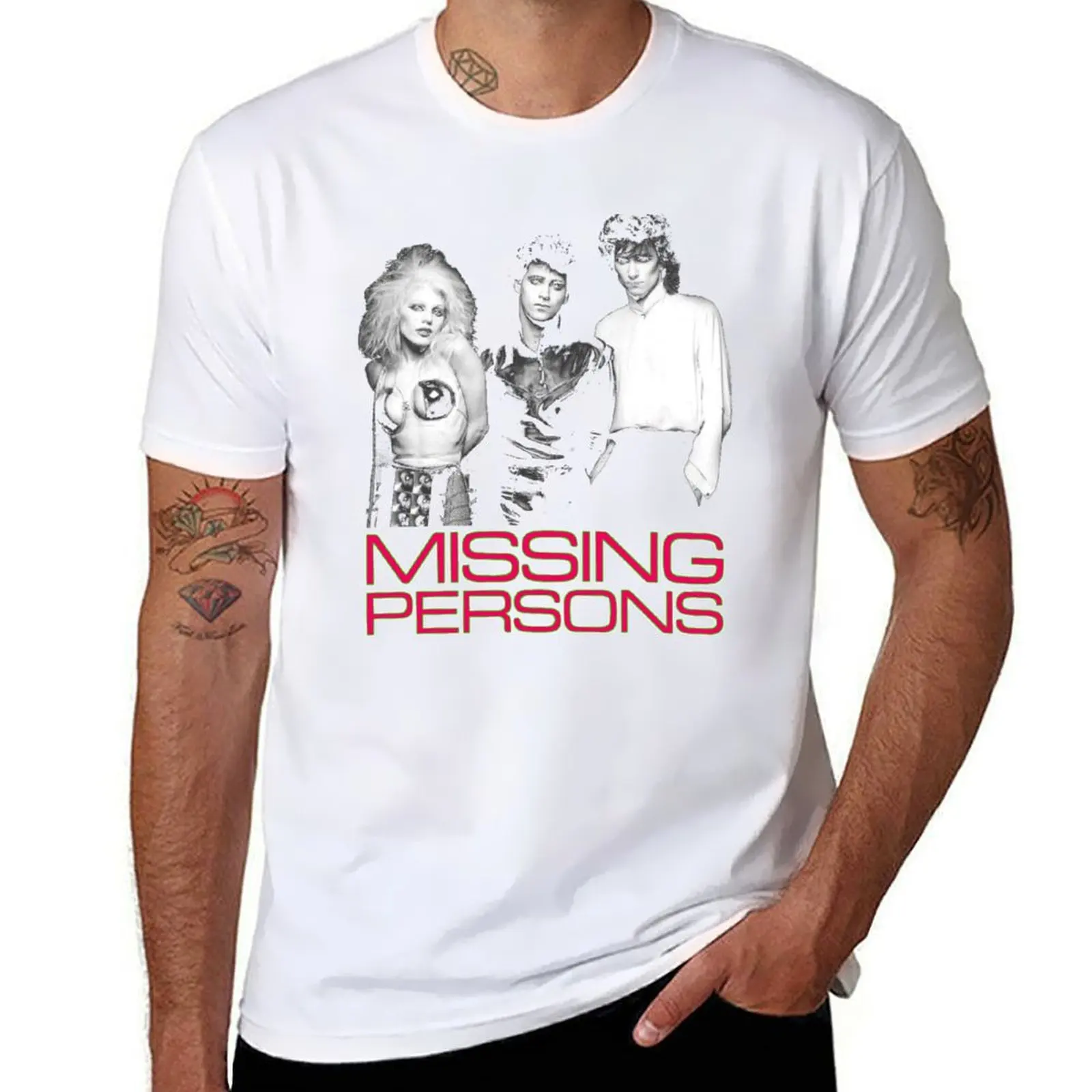 

MISSING PERSONS T-Shirt t shirt man designer man t shirts high quality luxury brand T-Shirt