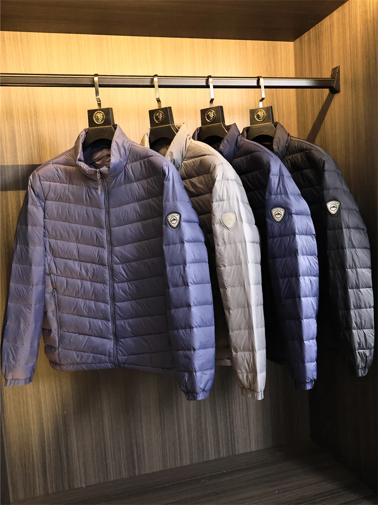 

Lightweight Outdoor Men's down Jaet Pure Color Spor Hooded Du down Vest Faionable Urban Sle Youth Faion