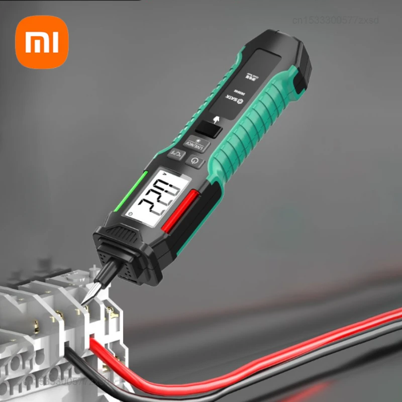 

Бесконтактная измерительная ручка Xiaomi SATA, Интеллектуальный индукционный детектор цепи для электриков, высокоточная измерительная ручка