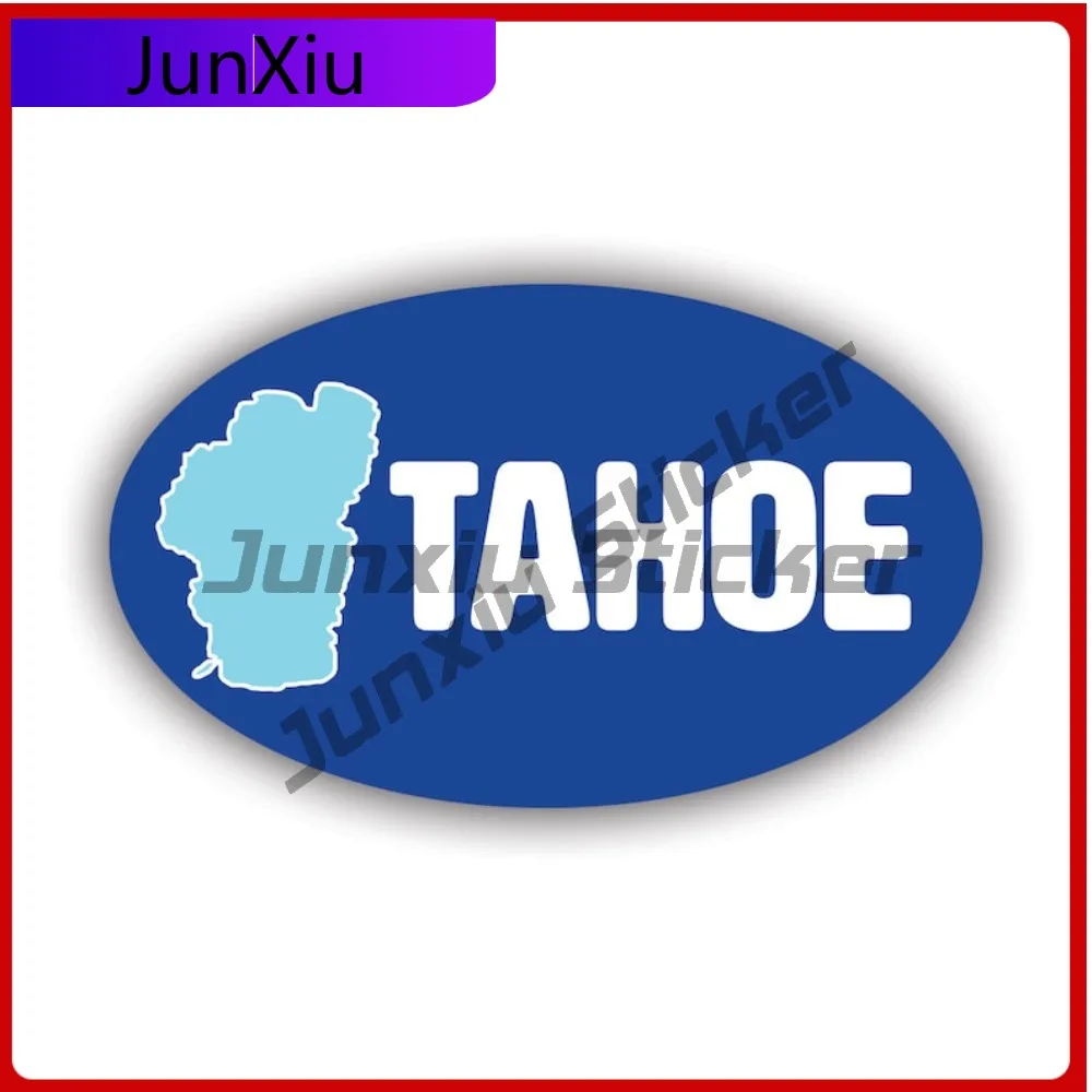 

Oval Lake Tahoe Waterproof Weather Resistant Racing For Helmet Car Window Car Body Removable Self Adhesive Decor Sport Truck