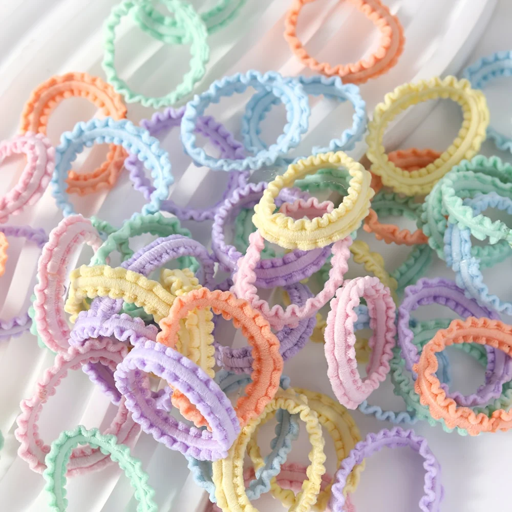 50/100pcs Mini Hair Ties - Soft, Colorful, Elastic Hair Bands, Hair Accessories Kids, Baby Girls, Ideal Gift Choice for Birthday