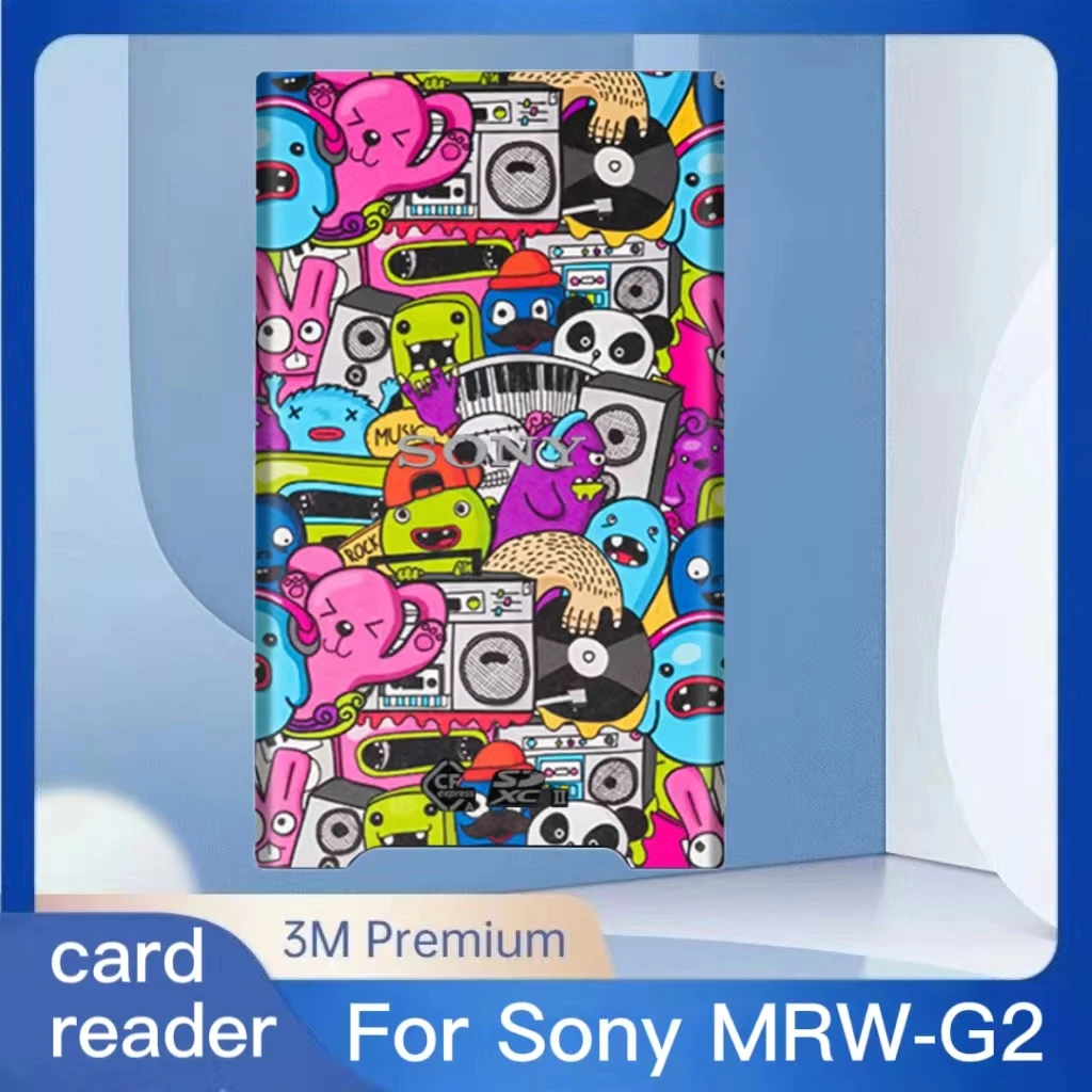 

For Sony MRW-G2 Decal Skin Vinyl Wrap Film CFexpress Type A SD Memory Card Reader Protective Sticker Protector Coat MRWG2 MRW G2