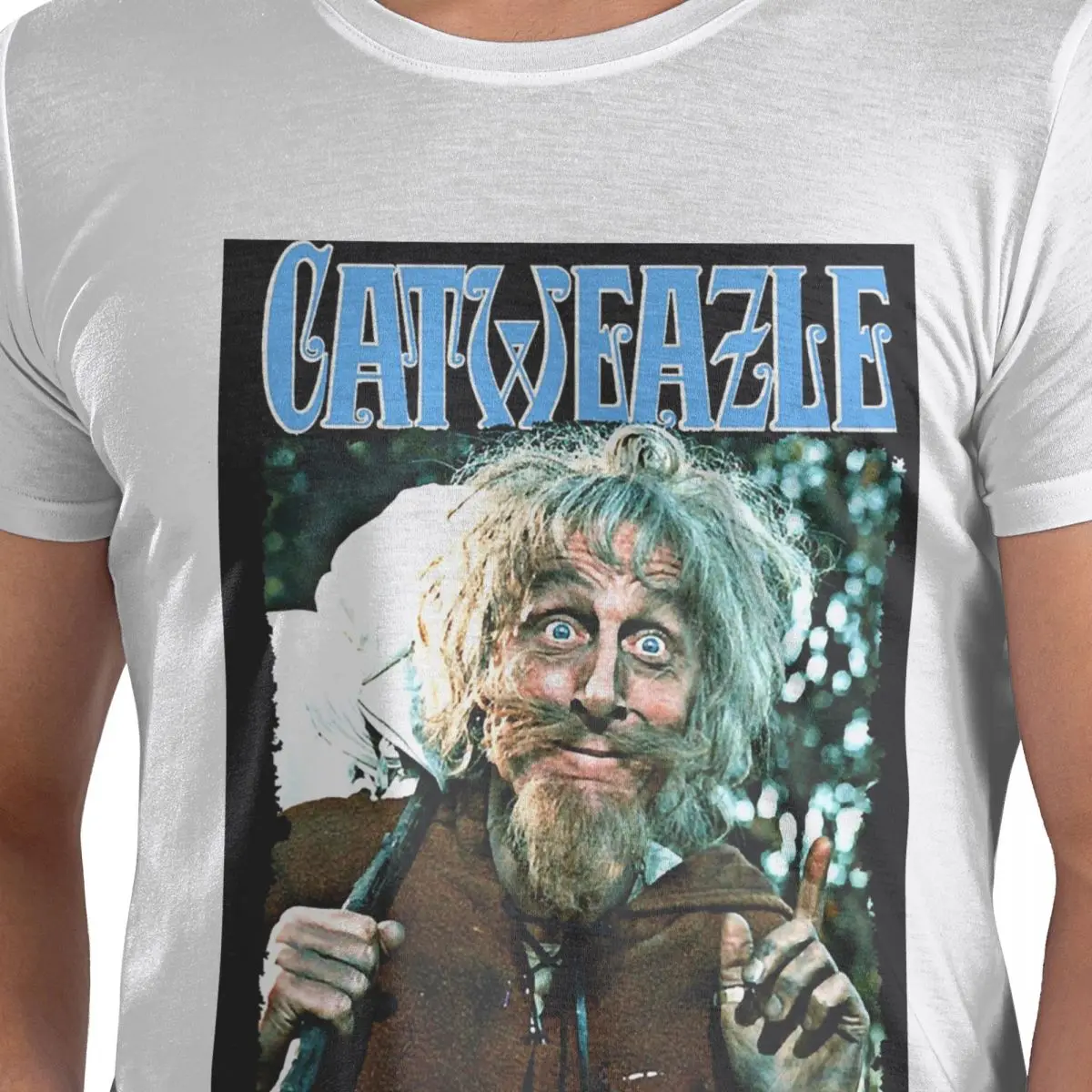 

Catweazle Transparent 100% Cotton T-Shirt Men's Fashion T Shirts Men Round Neck Short Sleeve S-6XL