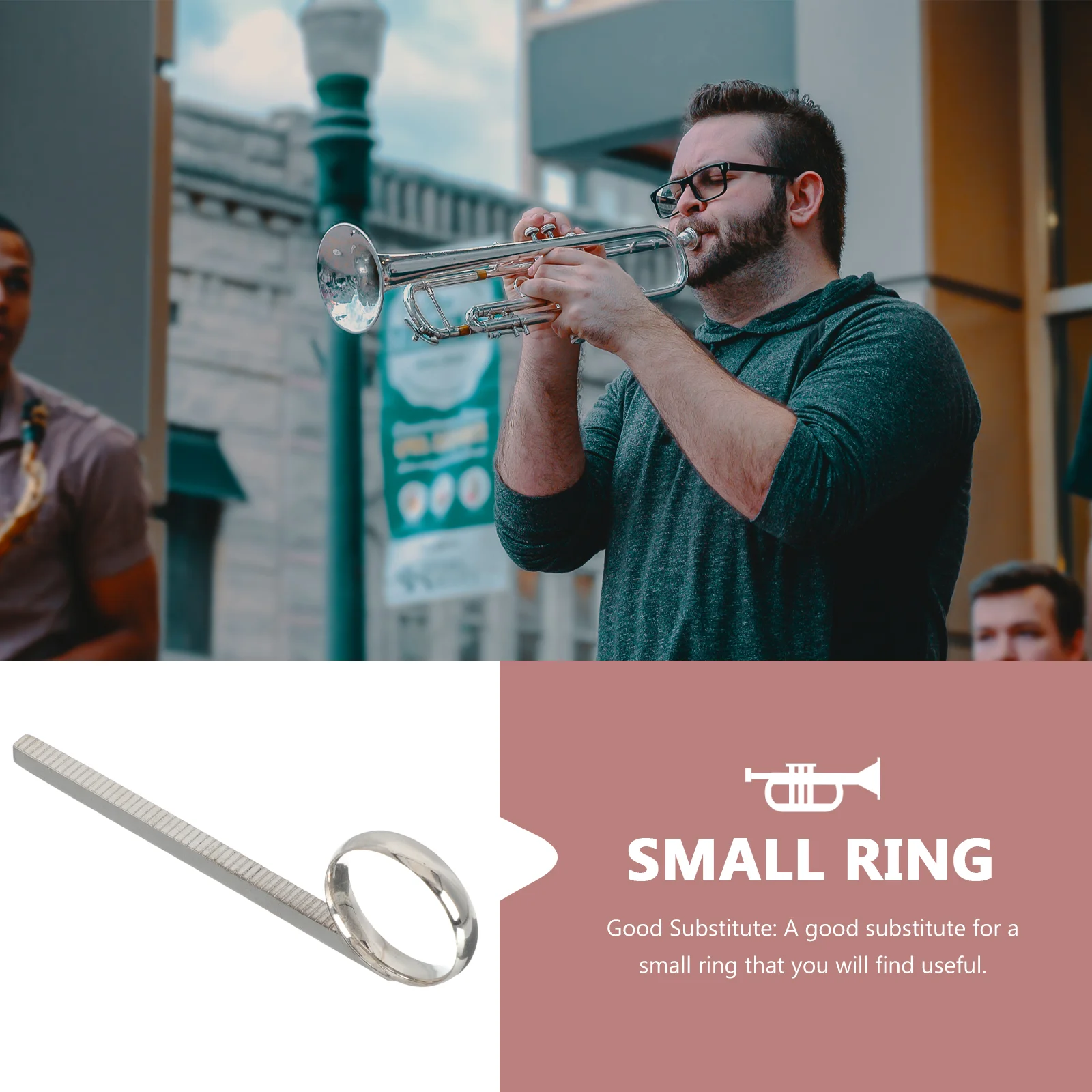 جزء بديل منزلق معدني صغير مقاوم للصدأ وخفيف الوزن يناسب البوق بشكل مثالي #5