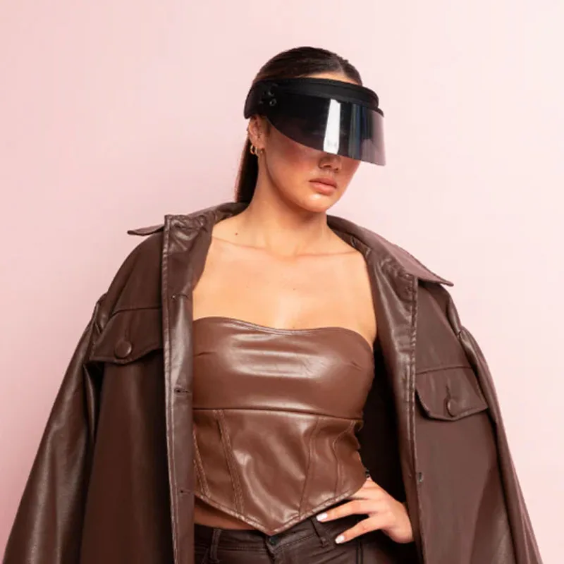 

New Cool High-top Golf Cap Suitable for Outdoor Sports Cycling Travel PVC Sun Hat Anti-ultraviolet Multifunctional Sun Hat