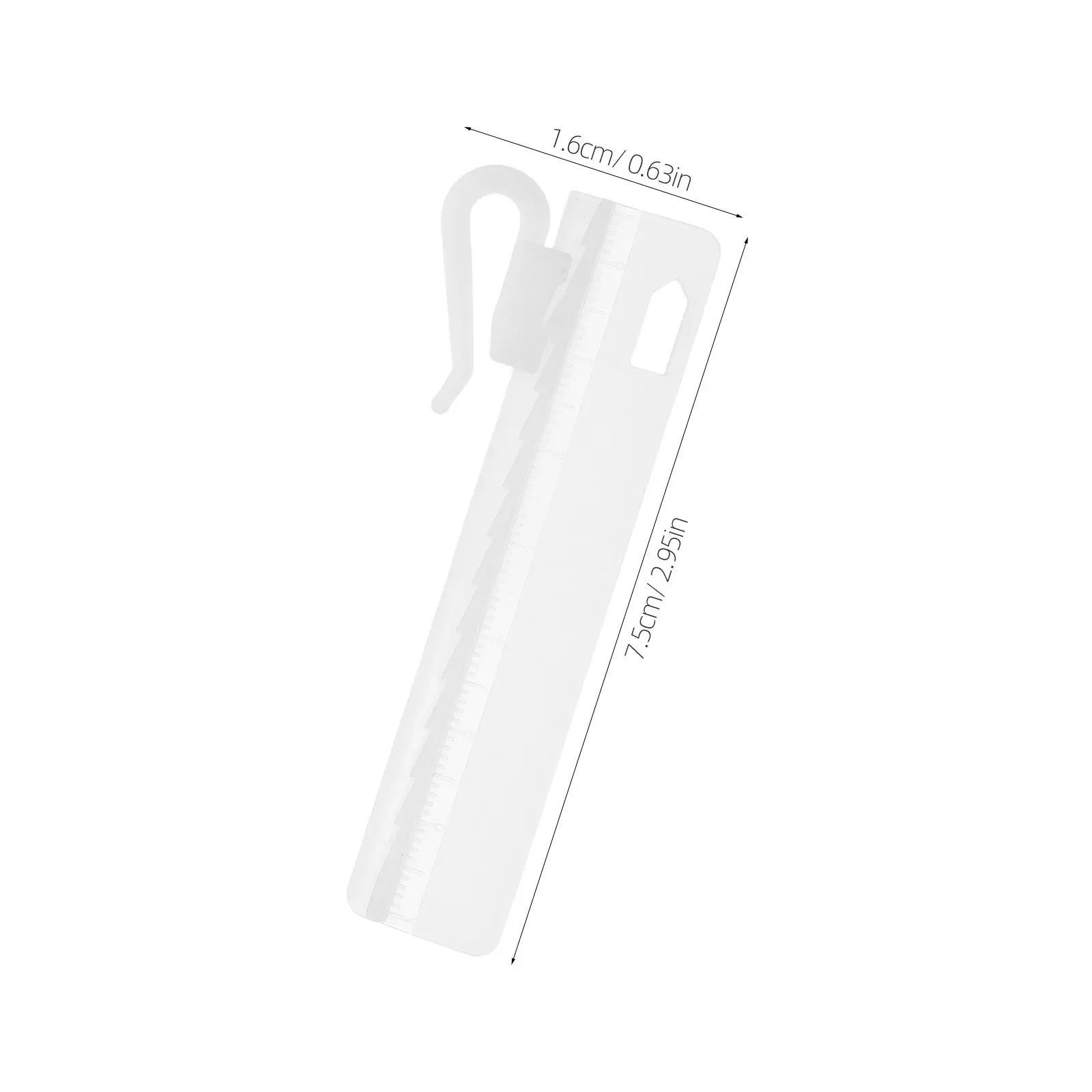 50Pcs Drapery Hooks White Adjustable Plastic Curtain Pinch Pleat Clips Ratchet System Window Blind Clips for Modern Home