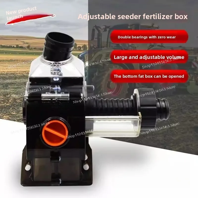 New Thickened Fertilizer Applicators, Large-capacity Manual Adjustment Fertilizer Boxes for Sowing & Topdressing