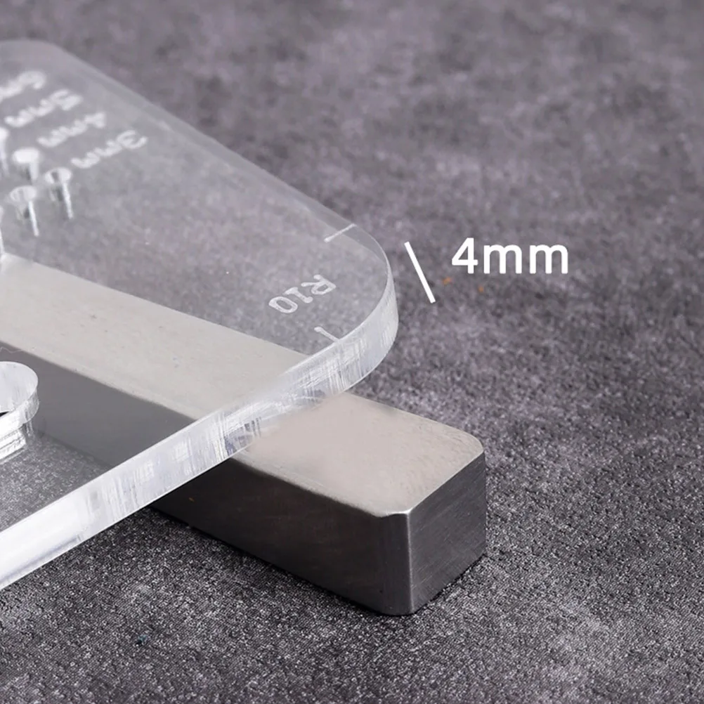 

Versatile Acrylic Tool Unique Design for Efficient Cutting Hole Punch Stitching Aid Plate Large Hole Punch