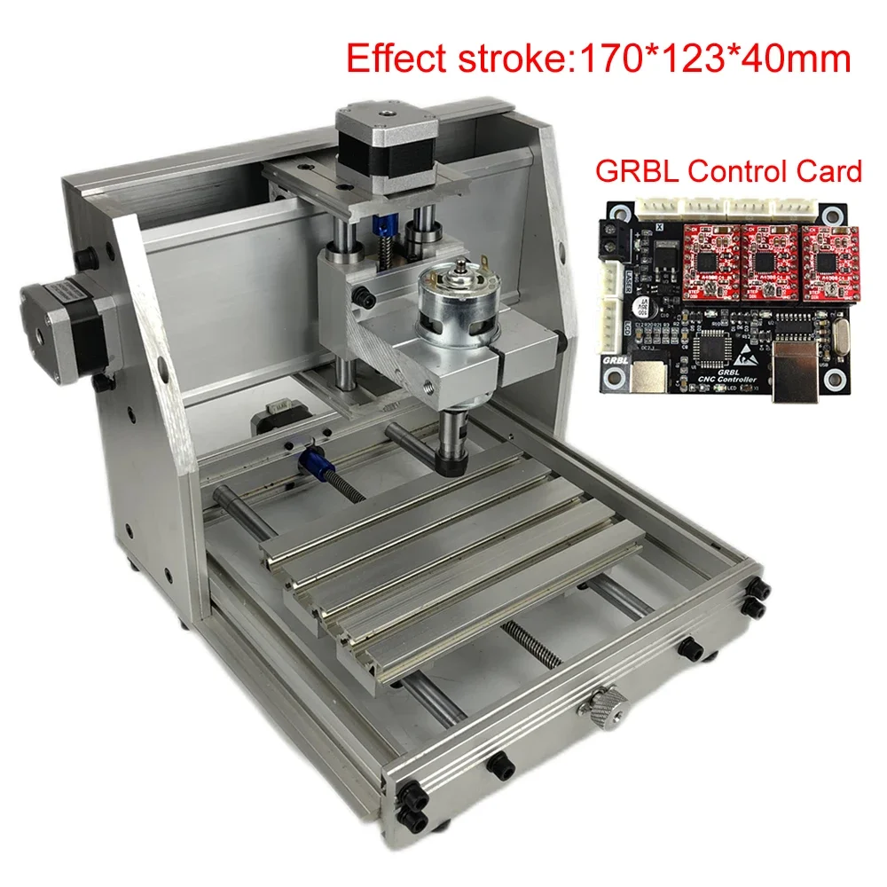 

Aluminiowy Mini zestaw ze szkieletem CNC T8 silnik wrzeciona 775 ER11 tuleja zaciskowa DIY grawerka CNC XYZ 170x120x40mm