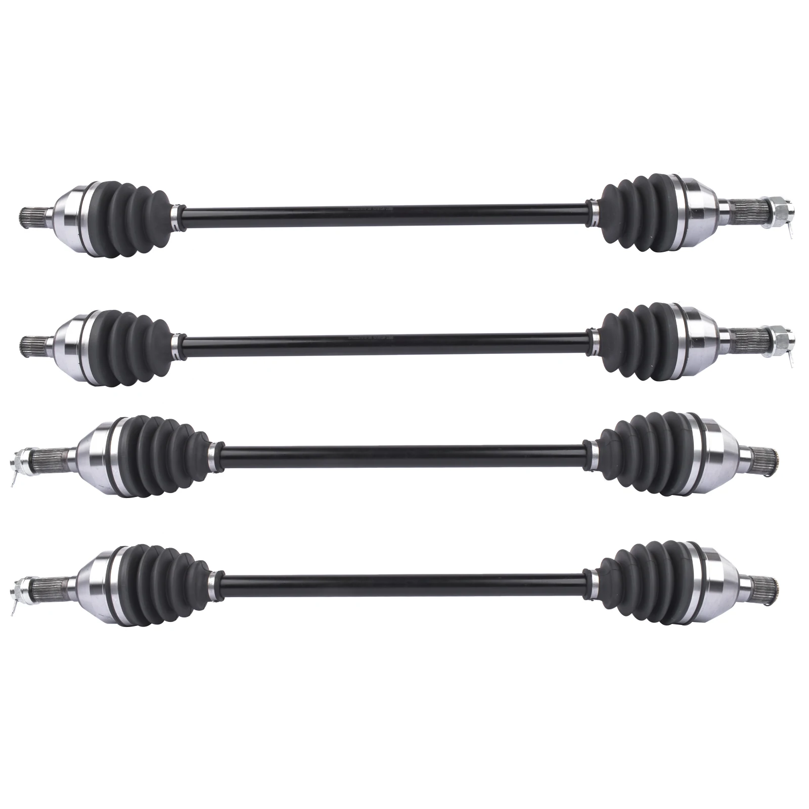 AP03 4 Pcs Front and Rear Axle Shaft Set for Can-Am Maverick X3 Turbo R RR RS XRC, XMR, XRS 72