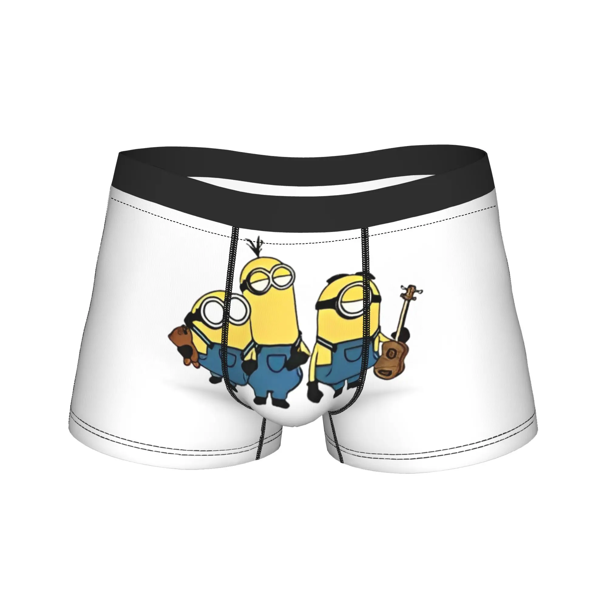 M-Minioned Boxer Shorts friends 3D Pouch Underwear Hot Sale Custom Shorts Briefs Comfortable Men's Panties Big Size