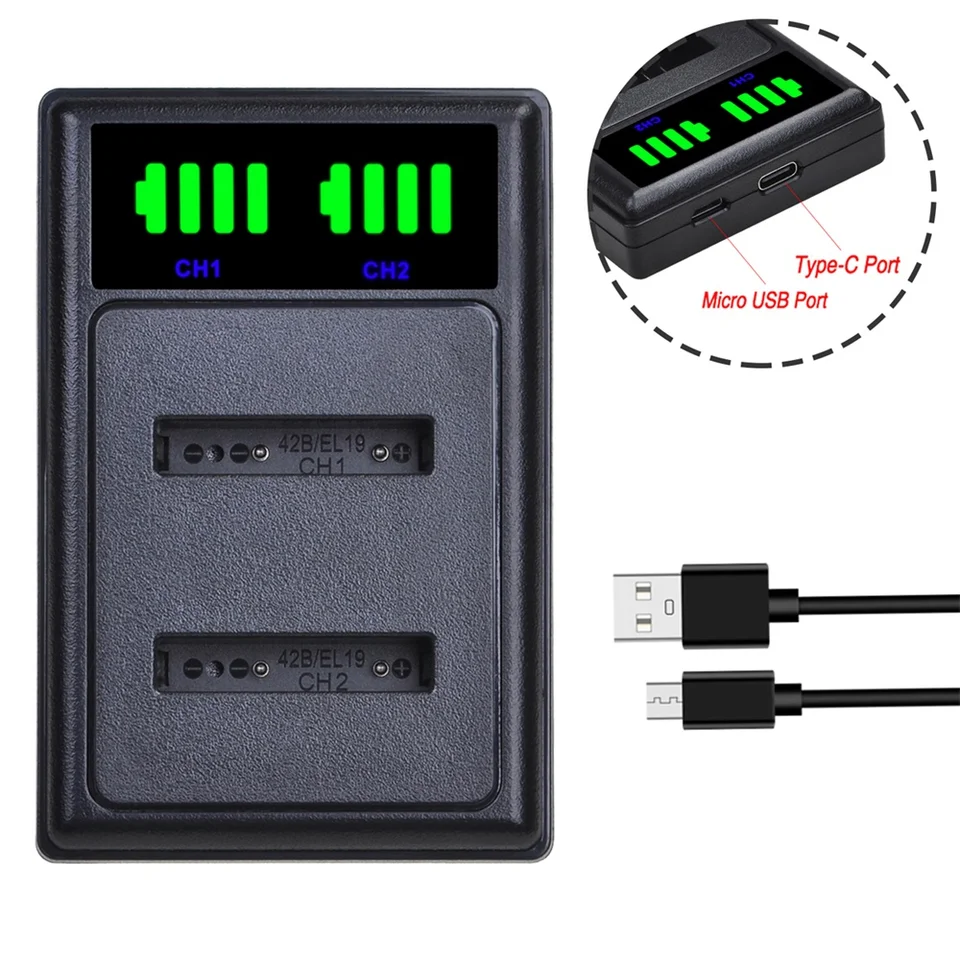 KODAK PIXPRO FZ55 バッテリー、充電器付き Amazon.com: Battery Charger Compatible with Kodak PIXPRO FZ55