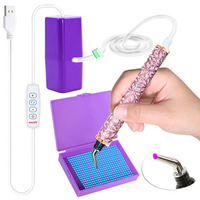 DIY Craft Electric Diamond Art Painting Pen Large Capacity Long-lasting and Stable Vacuum Diamond Painting Pen Kits