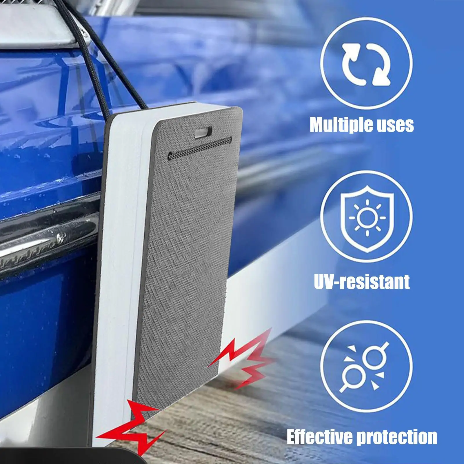 Boat Bumpers EVA Boat Fenders Docking Products Dock Guards Prevent Scratches Portable Marine Buoys for Yachts Pontoon Sailing