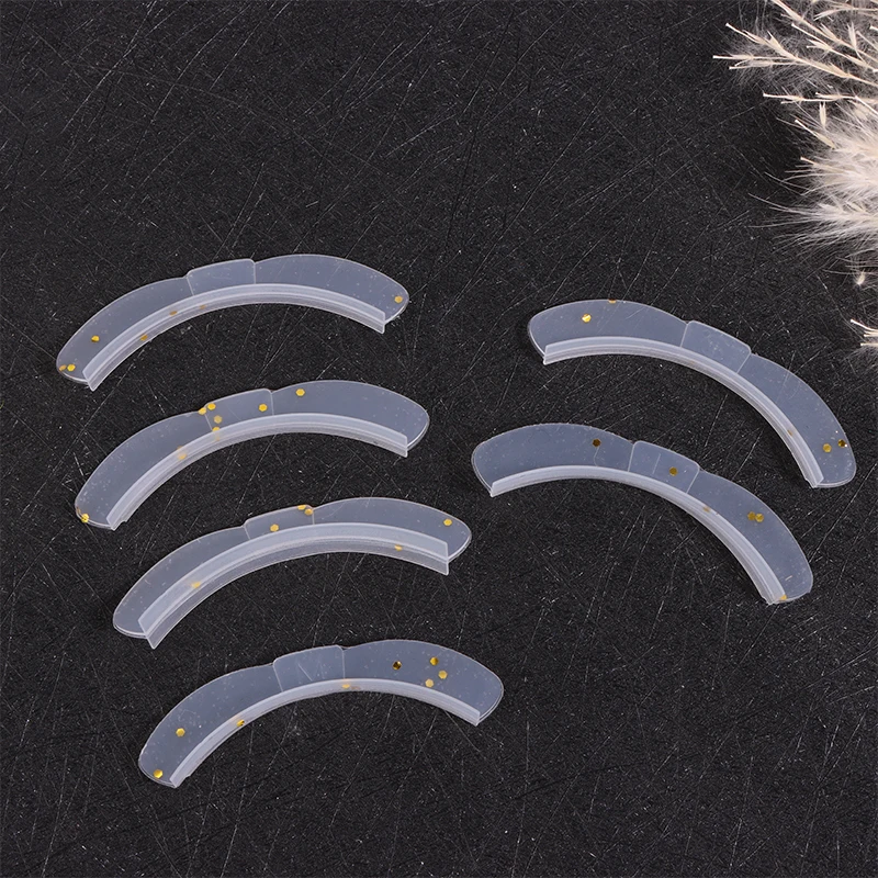 3 pares de almohadillas para levantar pestañas de silicona con lazo Flash, rizador de pestañas 3D, parches para ojos, accesorios de extensión