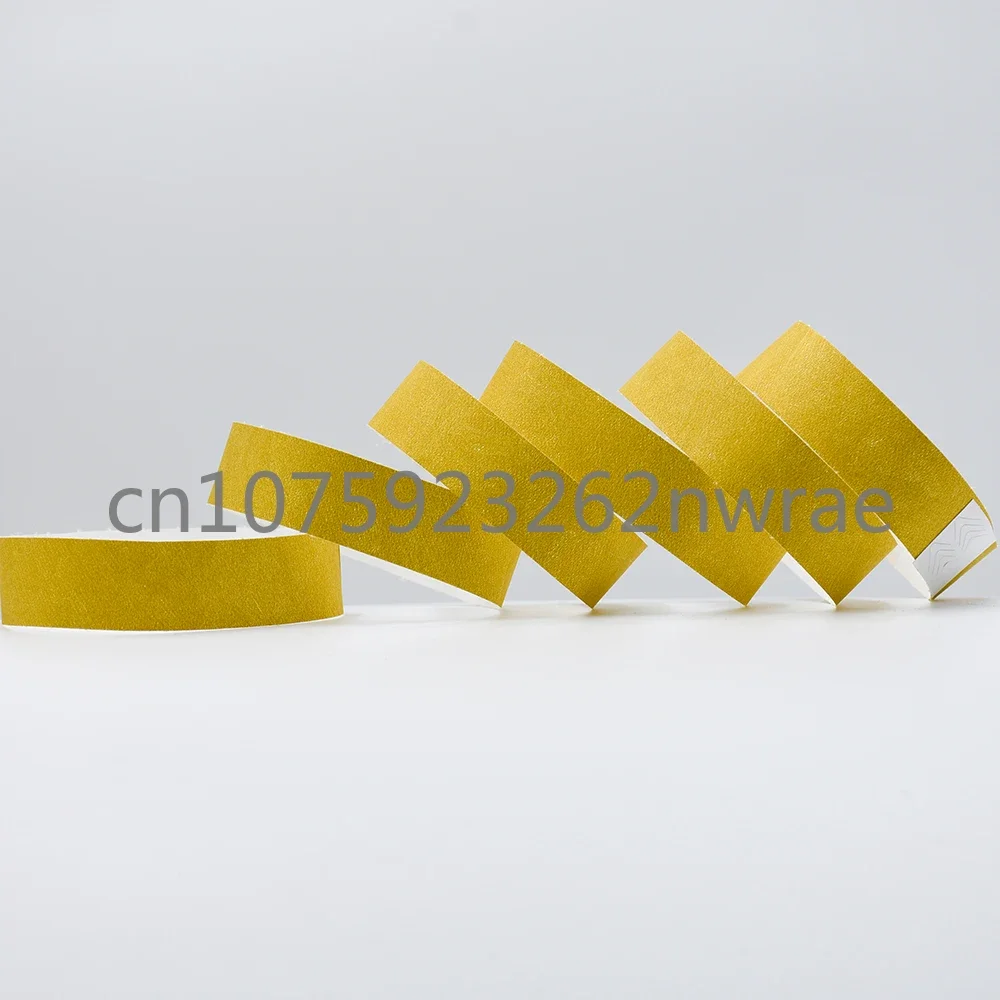 Disposable DuPont paper bracelet identification waterproof tamper-proof children's playground swimming pool wrist band tickets