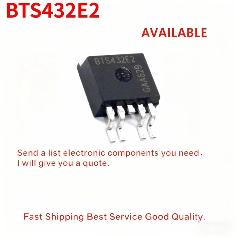 10Pcs/Lot Brand new original  BTS432E2 BTS432 TO263 IC In stock
