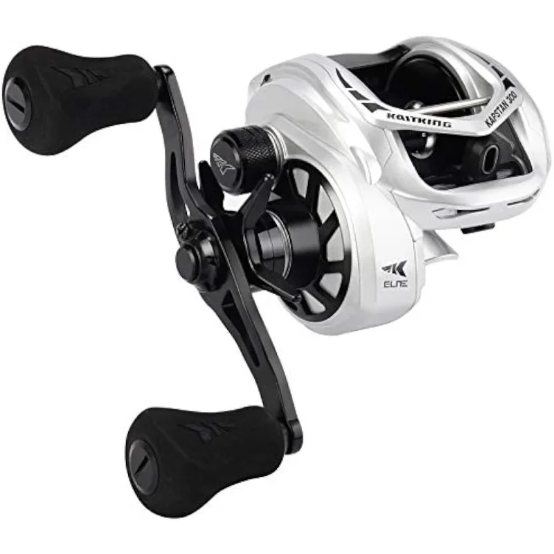 

Kapstan Elite 300 Baitcasting Fishing Reel, Low Profile, Large Capacity Casting Reel, Graphite Frame, 35 lbs.