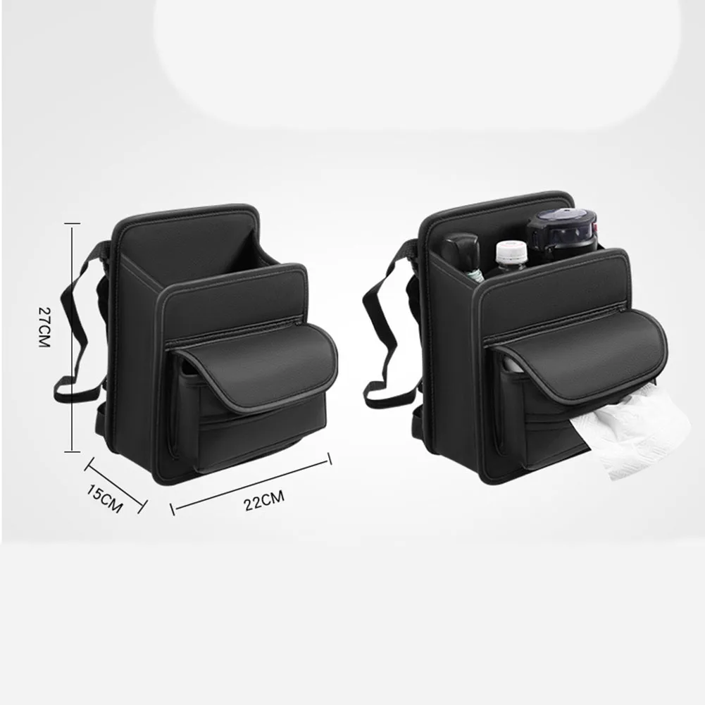 Car Seat Mounted Organizer with Compartment and Multi Pocket Layout for Efficient In Vehicle Storage Needs Car