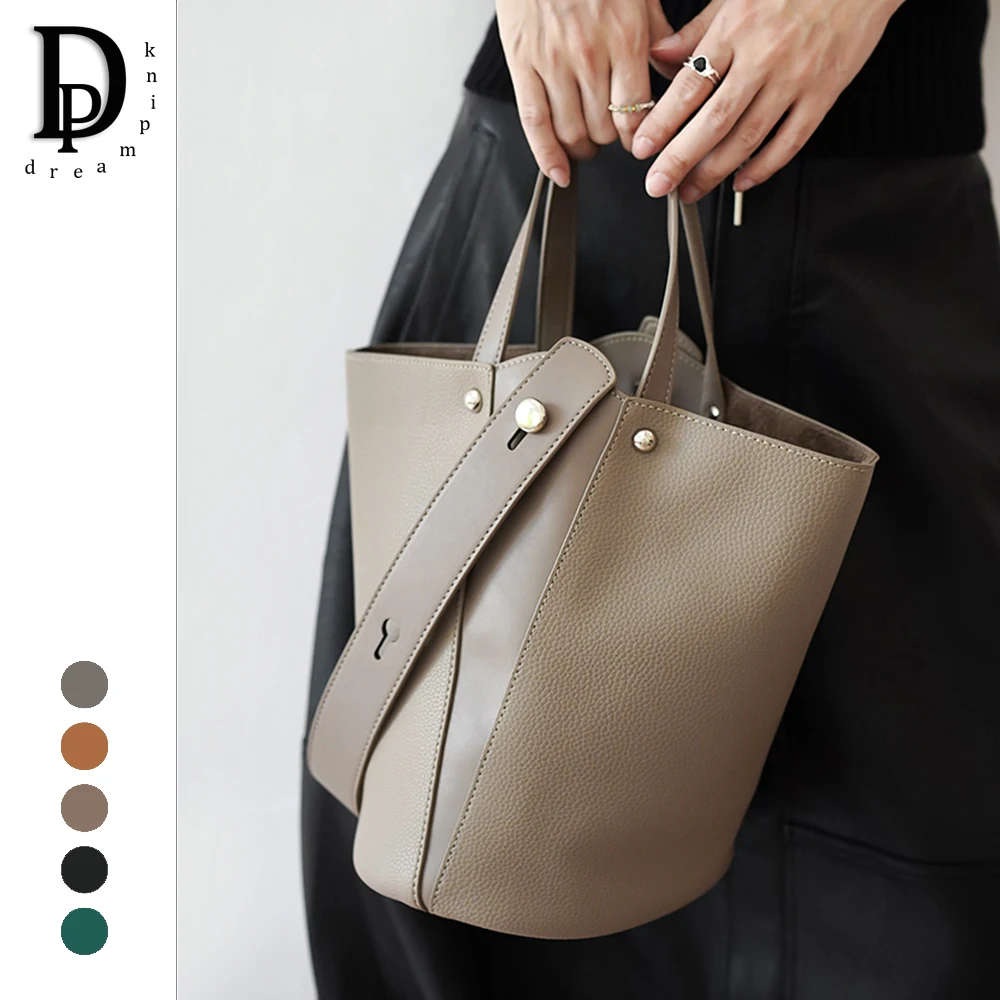 Модная женская сумка-мешок из натуральной кожи 2023, большая роскошная дизайнерская корзина Хобо, женская сумка, элегантная женская сумка-тоут на плечо, кошелек