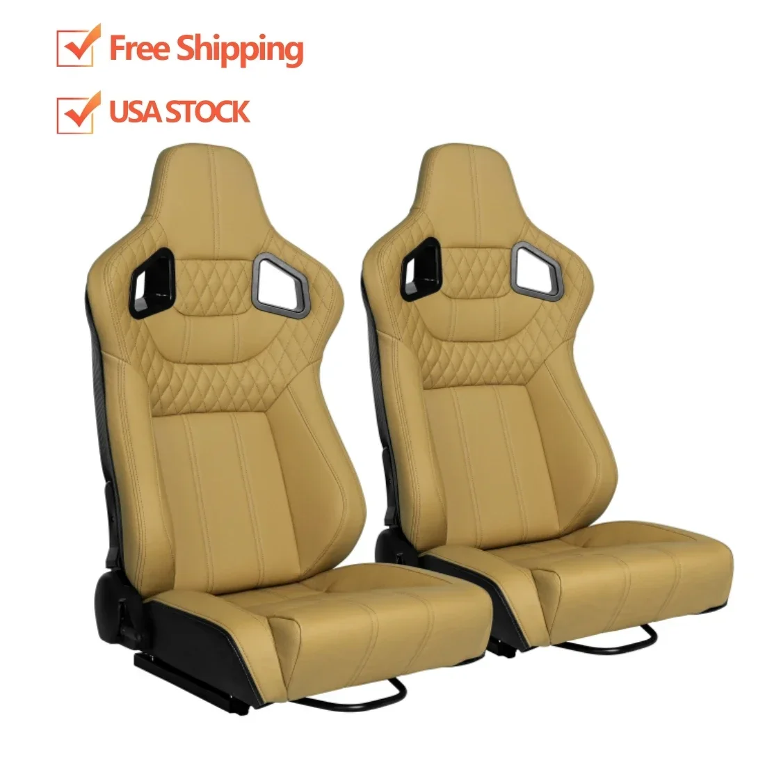 9005 USA Stock Free Shipping Adjustable Universal Car Interior Accessories Bucket Racing Seats