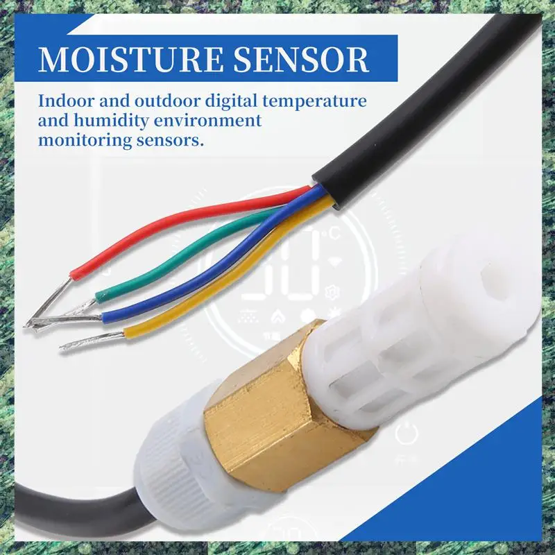 SCLS SHT30 Водонепроницаемый датчик температуры и влажности Цифровой датчик температуры и влажности для мониторинга окружающей среды