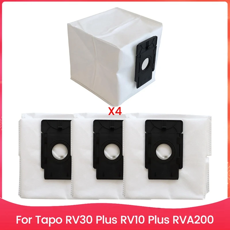 

ABKJ-сменные мешки для пылесоса для Tapo RV30 Plus RV10 Plus RVA200, детали робота-пылесоса, мешки для пыли большой емкости
