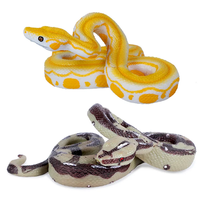 High Simulation Model Big Realistic Snake Fashion Halloween Tricky Prank Toys Large Realistic Rubber Snake Prank Snake Toy