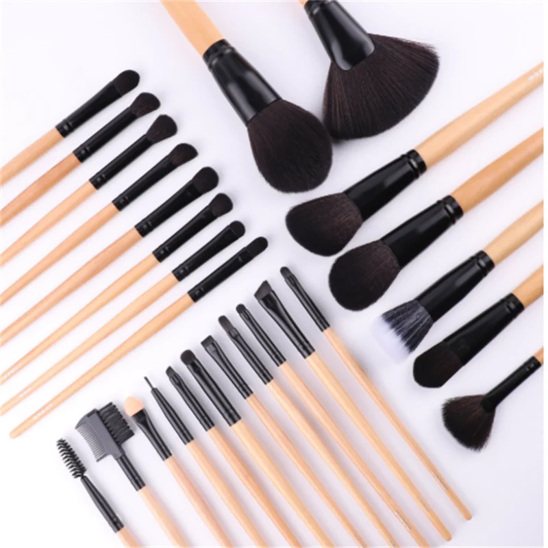 6 colors Makeup Brushes Cosmetic Tools With Cosmetic Bag Beauty Accessories
