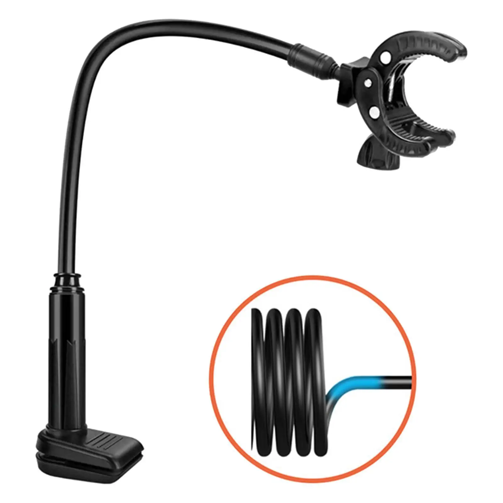Hands Free Pet Grooming Hair Dryer Stand with Gooseneck Arm Rotatable Clamp Dryer Holder for Dogs Cats Salon Accessories view 4